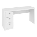 Escrivaninha Tecnomobili Me4102 Mdp 136cm X 74.5cm X 46.5cm Branco