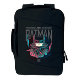 Morral Batman Pop Dc Maleta Espalda Portafolio Black Xgt