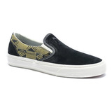 Tenis Vans Slip-on Sf Black & Military Importados Originales