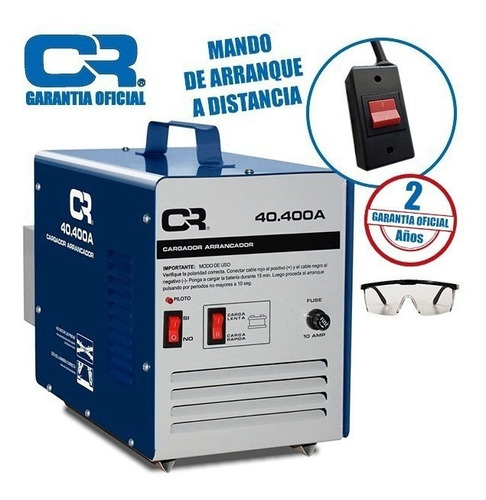 Cargador De Baterias Con Arrancador 40/400 Amp Cr Para Auto