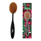 Brocha Oval Yuya Para Maquillaje Con Mango Ergonómico