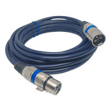 Cable Para Micrófono Y Dmx Xlr Canon Macho Hembra 6mm 10mts