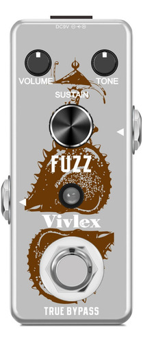 Para Fuzz Lef-306 Vivlex Guitarra De Efectos De Pedal