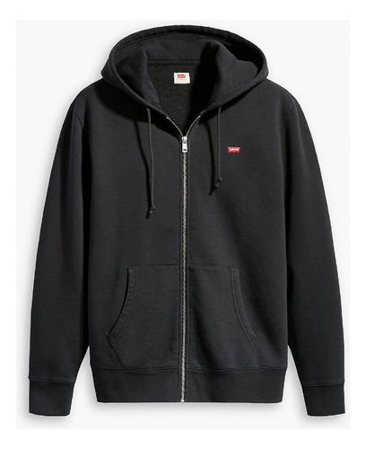 Campera Levi's Hoodie Core Ng Zip Up Mineral Black Talle M