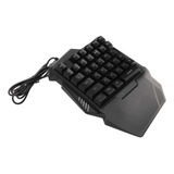 Mini Teclado Para Juegos Con Una Mano, 35 Teclas, Retroilumi