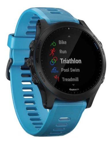 Smartwatch Garmin Forerunner 945 Bundle 1.2  Caja 47mm, Malla  Blue De  Silicona