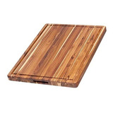 Tabla De Cortar Y Picar 60×40 Teca Profesional Artesanal Sup