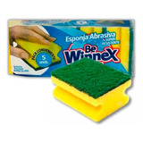 Esponja Acanalada Cocina Abrasiva 5 Unidades Be Winnex 