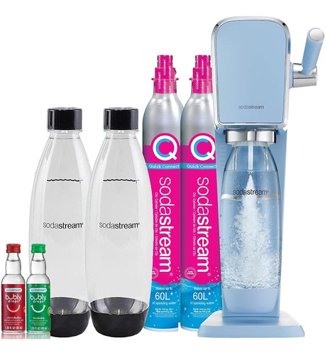 Paquete Sodastream Art Agua Con Gas Botellas Dws Y Sabores