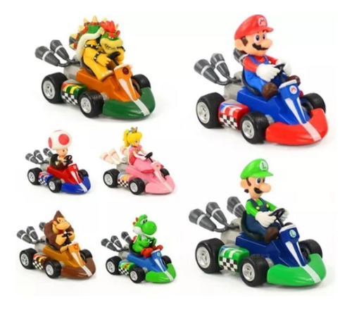 Muñecos Mario Kart - Super Mario Luigi Yoshi Donkey Bowser