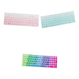 3x Silicona Cuaderno Teclado De La Piel Cubierta Para Hp 15.