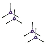 2 Par Cepillos Escobillas Repuesto Samsung Aspiradora Robot 