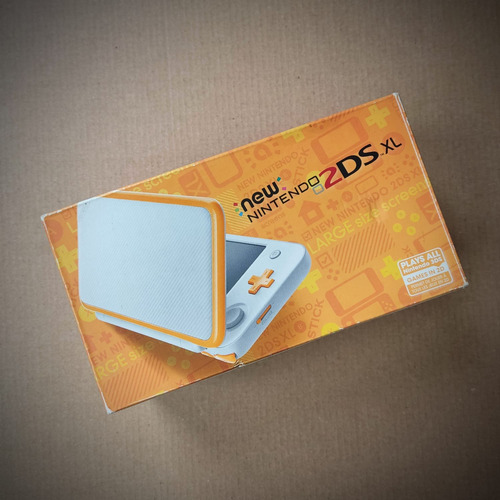 New Nintendo 2ds Xl White And Orange