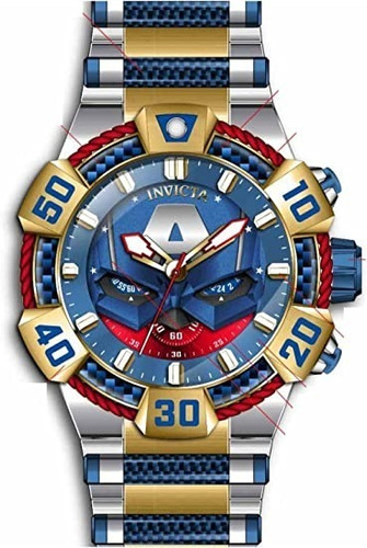 * Excelente Reloj Invicta Ed Limitada Marvel Tiempo Exacto *