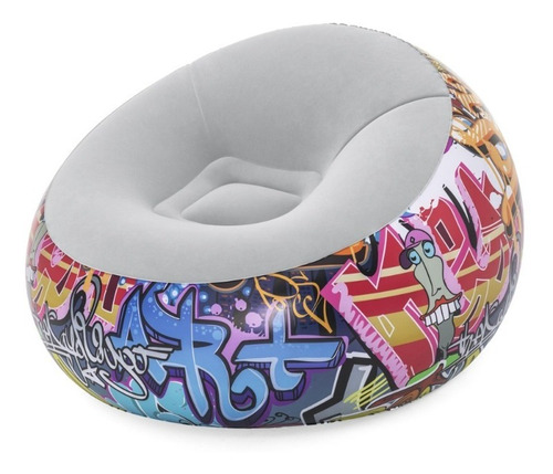 Sillón Inflable  Graffiti Chair  Bestway Mo.75075