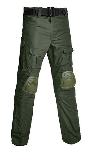Pantalones Tácticos Militares Impermeables Hombre Rodilleras