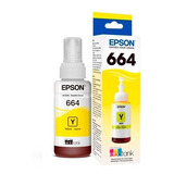 Botella De Tinta Epson T664 Original T664420 Amarillo