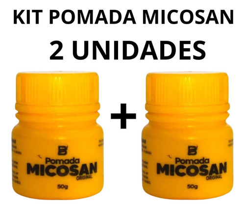 Kit 2 Pomadas Micosan 50g - Anti Micose / Ação Clareadora