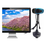 Cámara Webcam Teletrabajo Usb Con Micrófono Videoconferenc
