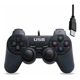 Controle Para Pc Com Fio Usb Dualshock Joystick 