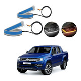 Kit Fitas Led Drl Farol + Seta 12v 60cm Amarok 2012 2013