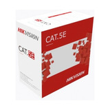 Cable Utp Cat 5e 100% Cobre Ds-1ln5e-e/e Exterior Hikvision