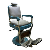 Cadeira Barbeiro Década 50 Ferro Fundida Completa Ferrante