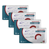 Kit 4 Absorvente Geriátrico Operatório Pós Parto Infinity