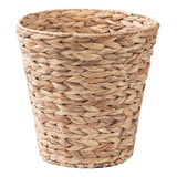 Cesta De Basura De Ratán Con Cadena G Bin String, Papelera,