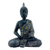 Figura Buda Iluminada Escultura Zen Mudra Yoga Meditacion