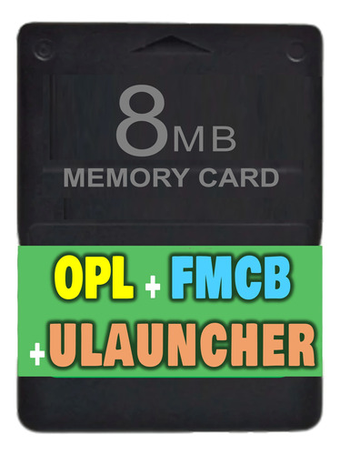 Memory Card Opl + Ulauncher + Fmcb Atualizado Para Ps2