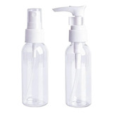 Pack De Botella + Atomizador Spray Transparentes