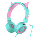 Simjar Cat Ear - Auriculares Con Orejas De Gato Para Niños