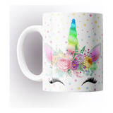 Taza De Café Unicornios Diseño Kawaii 325ml