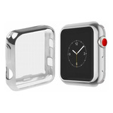 Carcasa Protector Para Apple Watch Rosado / Plata