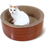 Fluffydream - Poste Y Tabla Para Rascar Gatos, Cama Redonda 