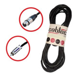 Cable Xlr Canon Hembra A Rca 6 Mts Cab-tec Fichas Neutrik 