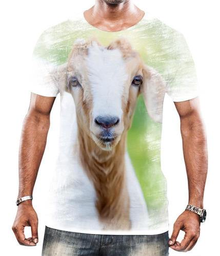 Camisa Camiseta Animais Da Fazenda Cabra Cabrito Bode Hd 4