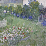 Lienzo Canvas Arte Vincent Van Gogh Jardín Daubigny 50x50