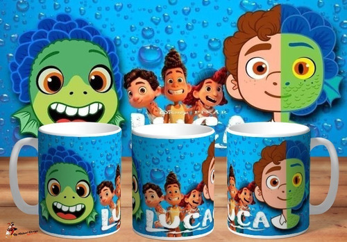 Taza - Tazón Luca Disney Art 04