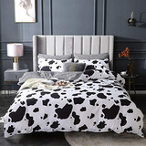 Set De Cama Infantil Vaca Black White 2 Pzas