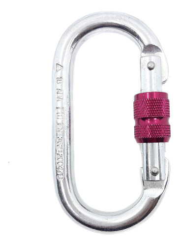 Mosquetón Carabinero Oval Acero Doble Traba Eslingar 23kn