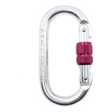 Mosquetón Carabinero Oval Acero Doble Traba Eslingar 23kn