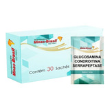 Glucosamina   Condroitina   Serrapeptase 30 Sachê Sabor Uva