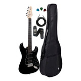 Guitarra Giannini Stratocaster G101 Preto Ggx1h + Capa +cabo