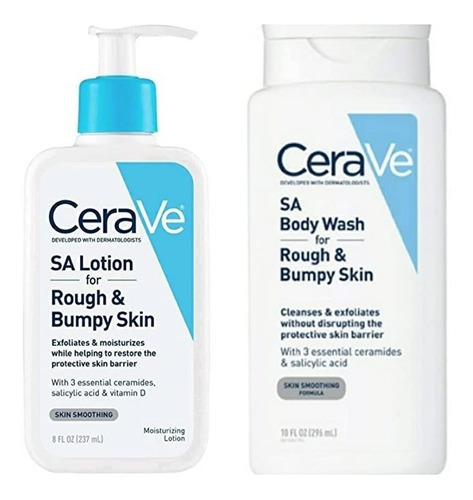 Kit Cerave Sa Pieles Ásperas Y Rugosas Loción- Body Wash