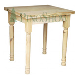 Mesa Libro De Pino 75 X 65 A 150 X 65 Pata Torneada Pinoshow