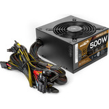 Fuente Pc 500w 80+ Bronze Sentey Hbp500-gs Fan 140mm