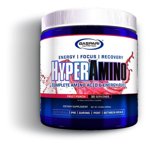 Hyper Amino Gaspari Nutrition 30 Servicios Aminoácidos