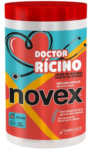 Crema De Crecimiento Capilar Doctor Ricino Novex 1kg.